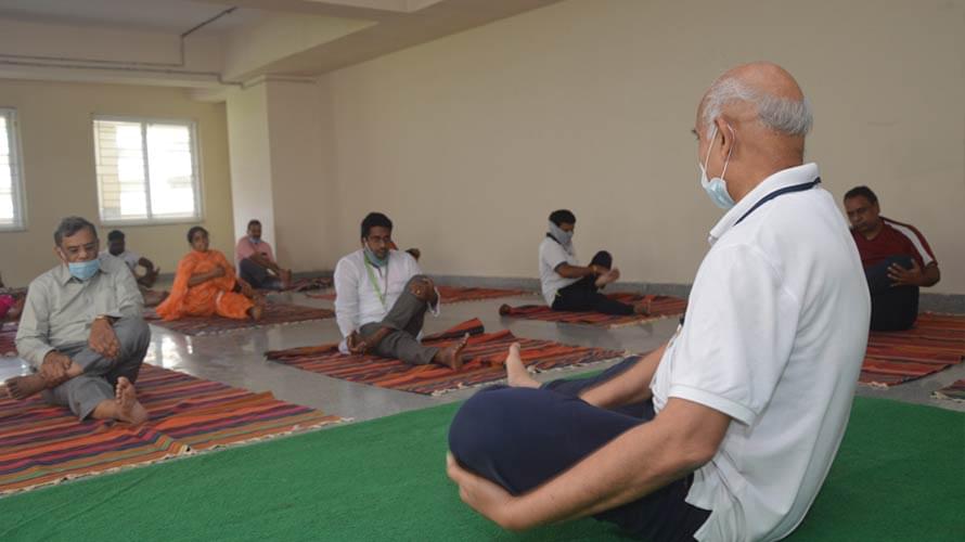 GITAM School of Humanities and Social Sciences Hyderabad International Yoga Day Celebrations photo 5