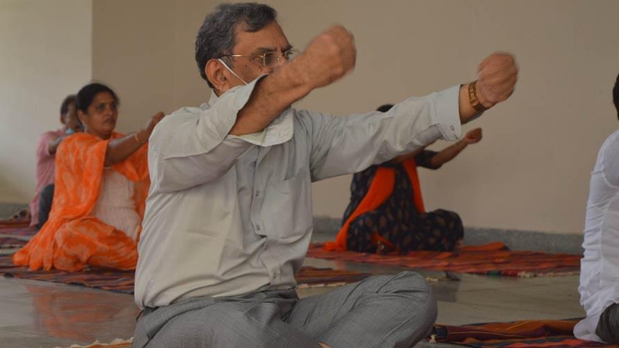 GITAM School of Humanities and Social Sciences Hyderabad International Yoga Day Celebrations photo 6