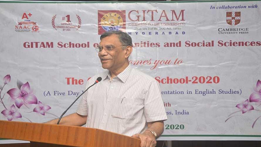 GITAM School of Humanities and Social Sciences Hyderabad Winter school 2020 photo 2