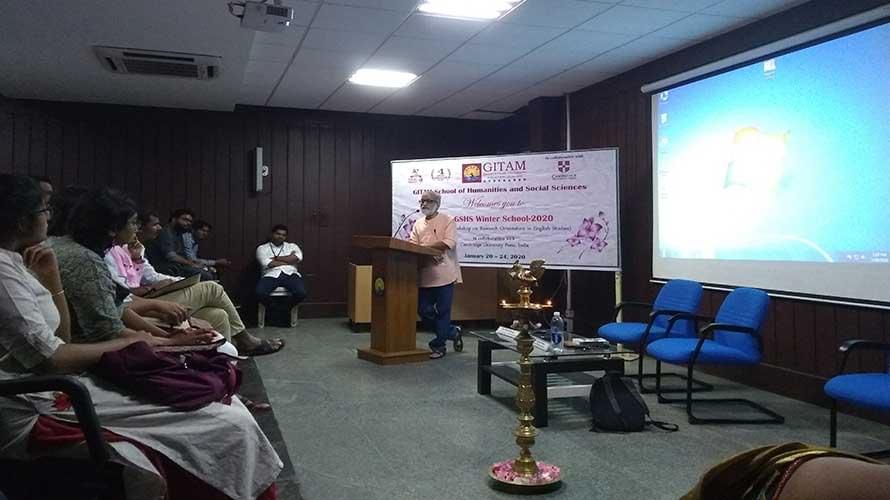 GITAM School of Humanities and Social Sciences Hyderabad Winter school 2020 photo 5