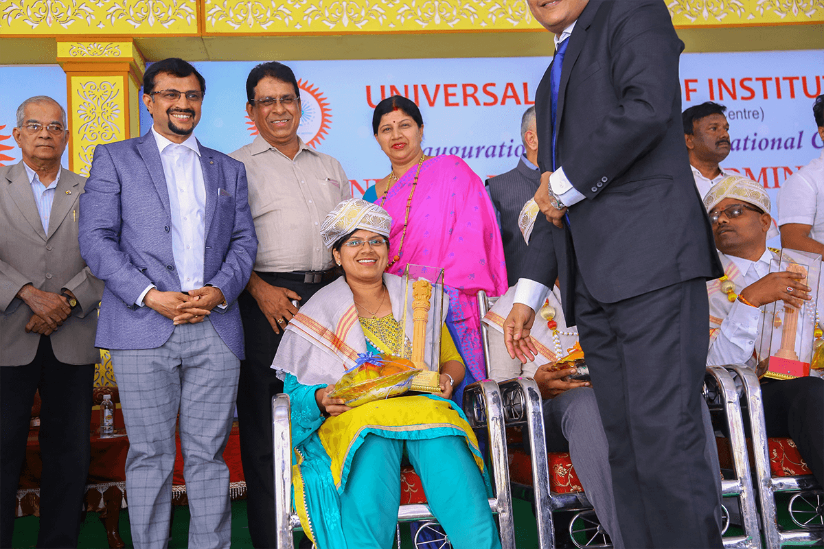 Universal Group of Institutions Bangalore Felicitation photo 2