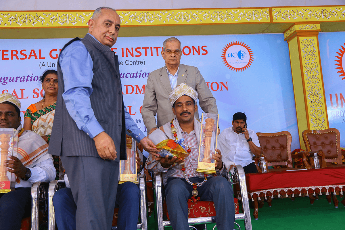 Universal Group of Institutions Bangalore Felicitation photo 8