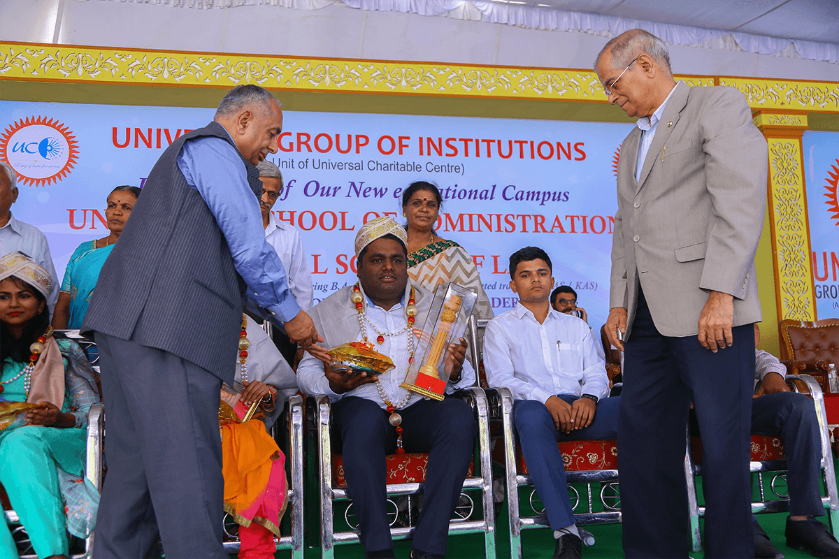 Universal Group of Institutions Bangalore Felicitation photo 10