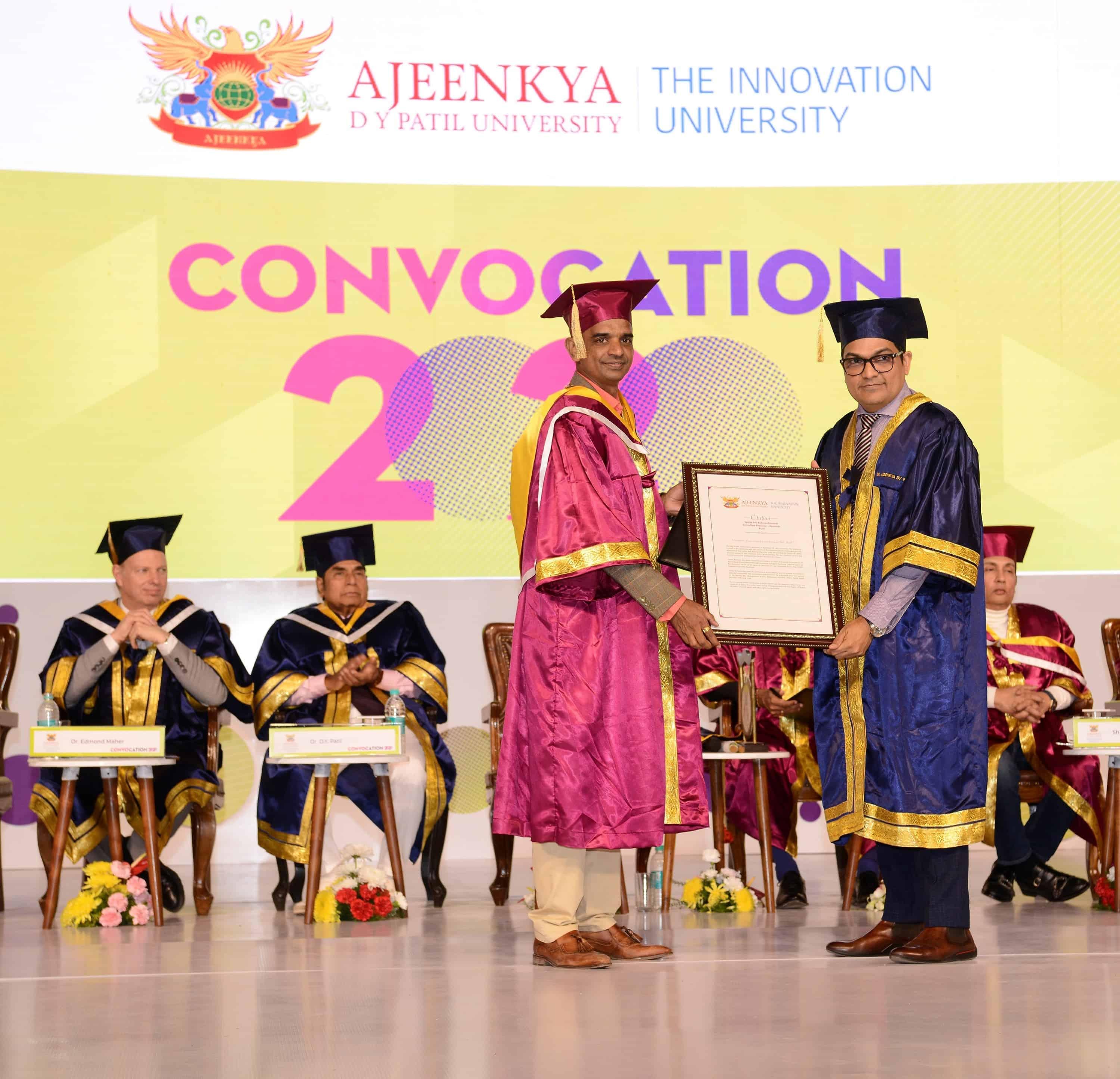 Ajeenkya DY Patil University, School of Film and Media Pune Convocation photo 13