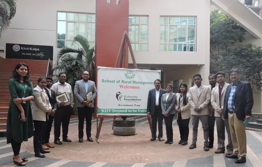 KIIT School of Rural Management Bhubaneswar Placement photo 4