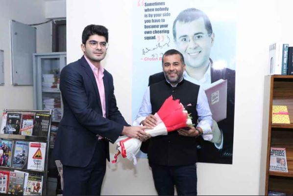 Asian Business School Noida Chetan Bhagat Visit photo 8