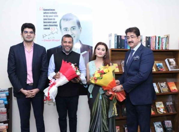 Asian Business School Noida Chetan Bhagat Visit photo 9
