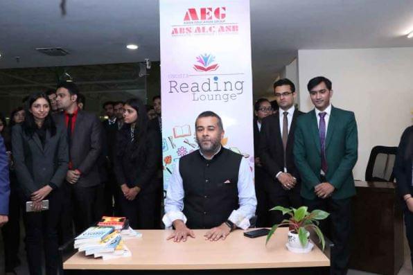 Asian Business School Noida Chetan Bhagat Visit photo 5