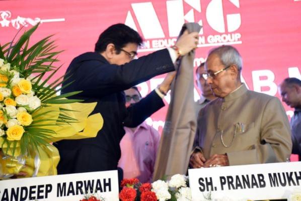 Asian Business School Noida Group Photo Dr. Pranab Mukherjee photo 3