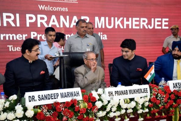 Asian Business School Noida Group Photo Dr. Pranab Mukherjee photo 9