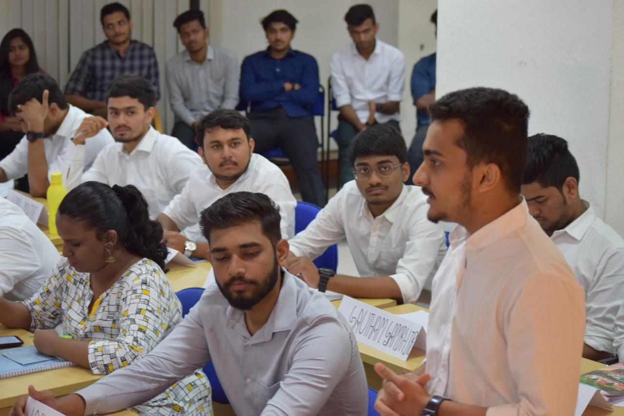 Amity Global Business School Chennai Finance Club Event- Mock Parliament photo 2