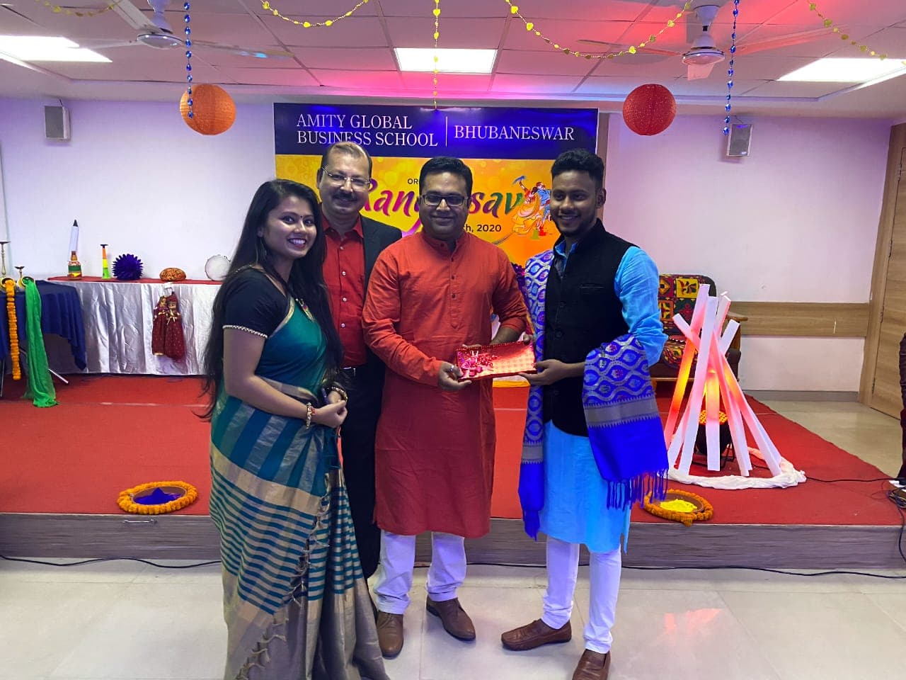 Amity Global Business School Bhubaneswar Pre-Holi Celebration photo 4