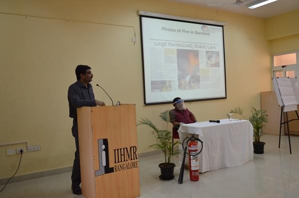 IIHMR Bangalore Fire Safety Training at Campus photo 3