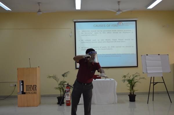 IIHMR Bangalore Fire Safety Training at Campus photo 8