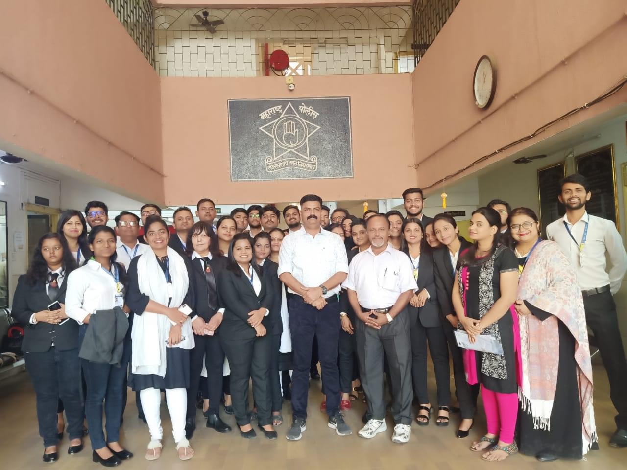 Shree L.R. Tiwari College of Law Thane Police Station Visit photo 7