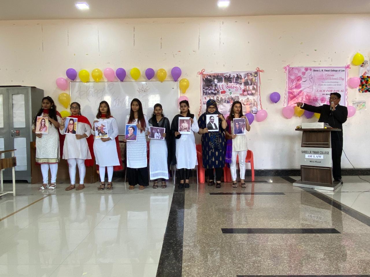 Shree L.R. Tiwari College of Law Thane Women's Day Celebration photo 1