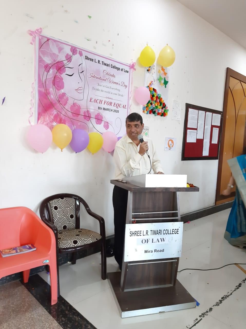 Shree L.R. Tiwari College of Law Thane Women's Day Celebration photo 16