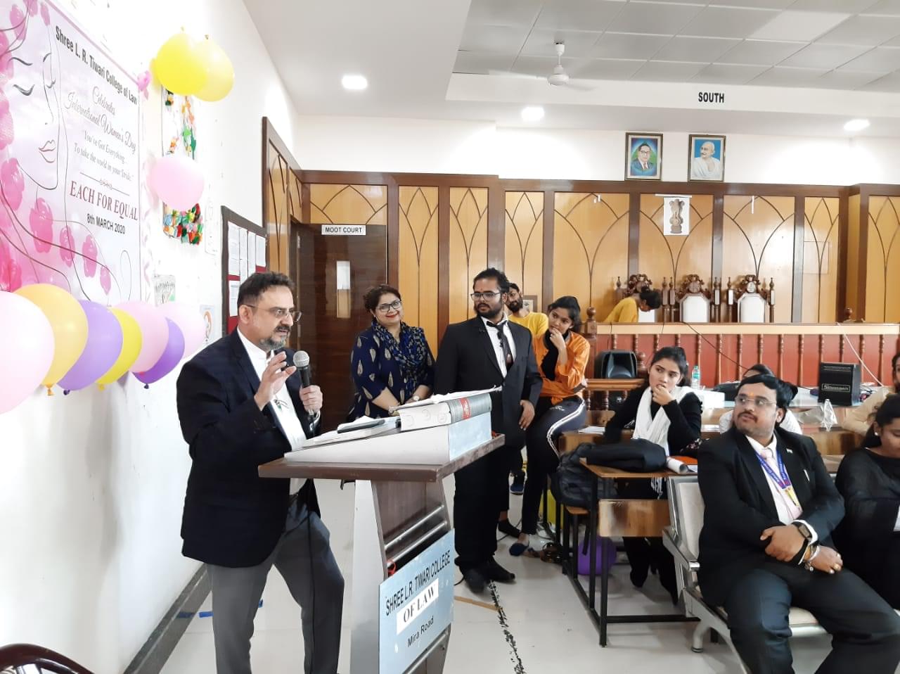 Shree L.R. Tiwari College of Law Thane Women's Day Celebration photo 18