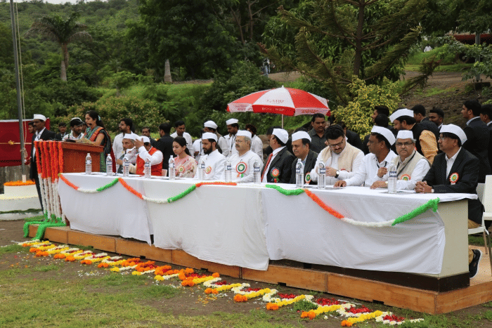 KJ College of Engineering & Management Research Pune Flag Hosting Ceremony photo 2