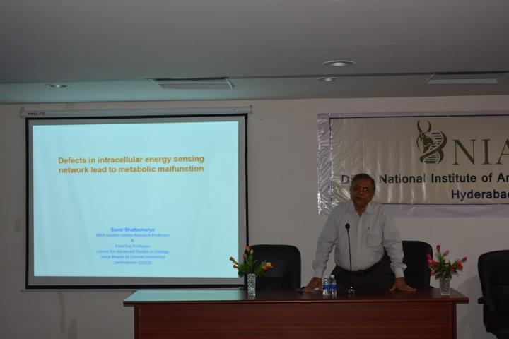 National Institute of Animal Biotechnology Hyderabad Distinguished lecture photo 1
