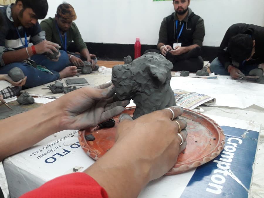 Click Academy of Digital Art Kolkata Clay Modelling Workshop photo 2