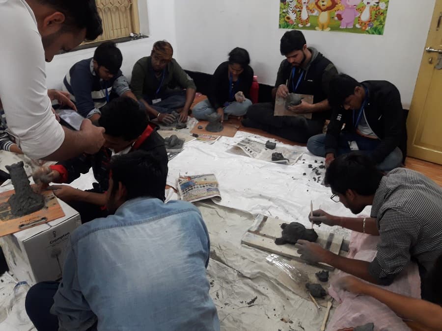 Click Academy of Digital Art Kolkata Clay Modelling Workshop photo 4