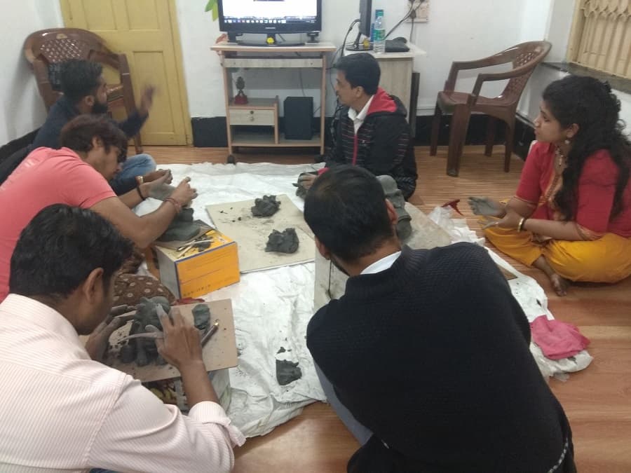 Click Academy of Digital Art Kolkata Clay Modelling Workshop photo 7