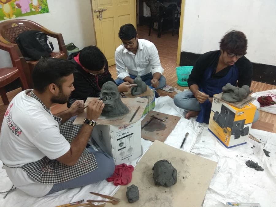 Click Academy of Digital Art Kolkata Clay Modelling Workshop photo 9