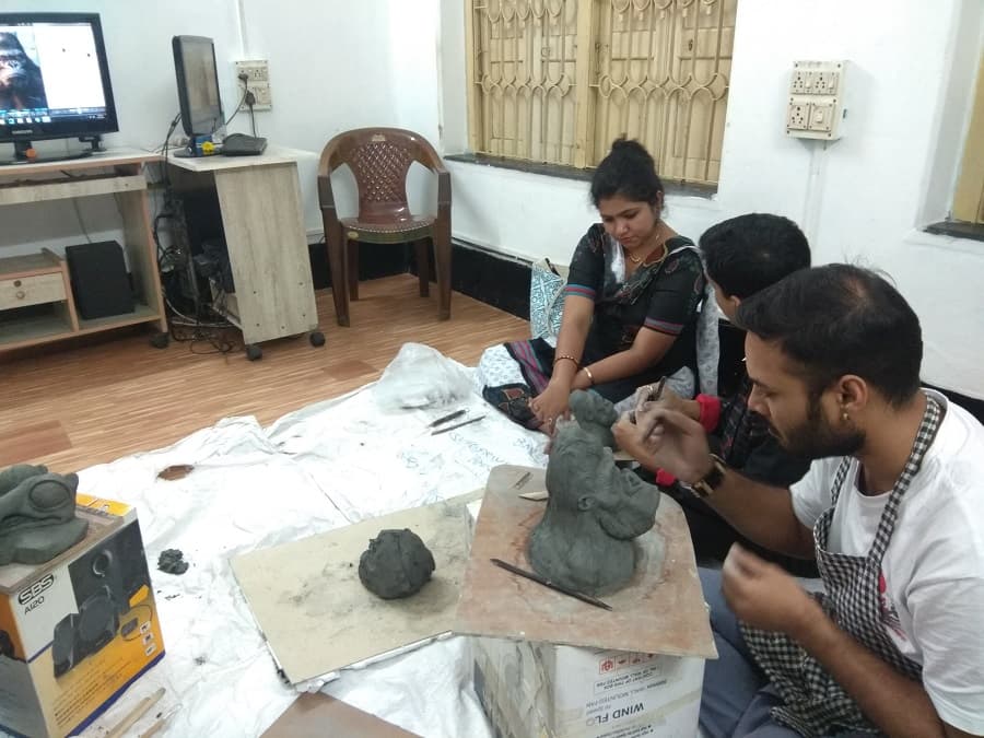 Click Academy of Digital Art Kolkata Clay Modelling Workshop photo 10