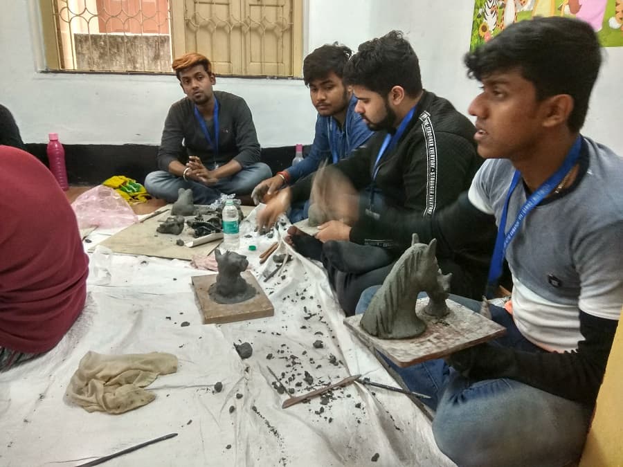 Click Academy of Digital Art Kolkata Clay Modelling Workshop photo 16
