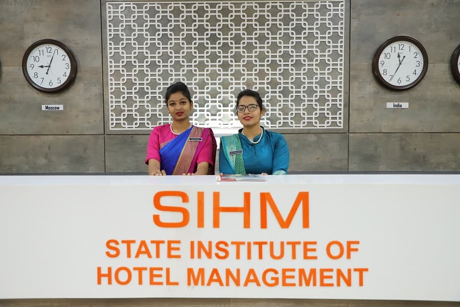 State Institute of Hotel Management Sidhpur Front Office Room photo 3