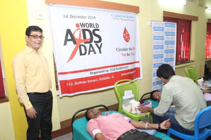 Carreograph Institute of Management Studies Kolkata Blood Donation photo 2