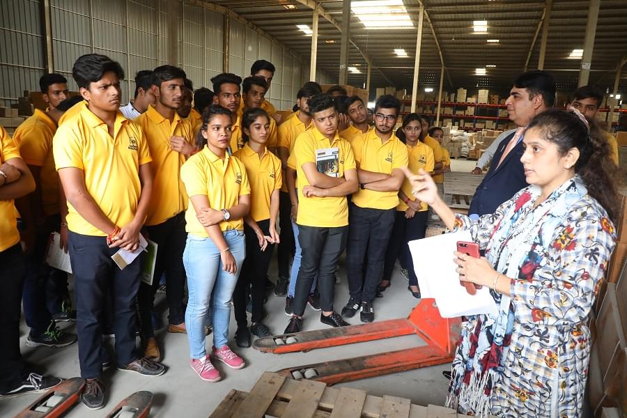 Radiant Institute of Management & Science Indore Patanjali Warehouse Visit photo 3