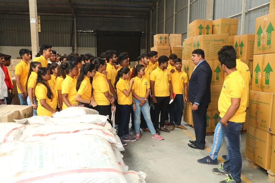 Radiant Institute of Management & Science Indore Patanjali Warehouse Visit photo 5