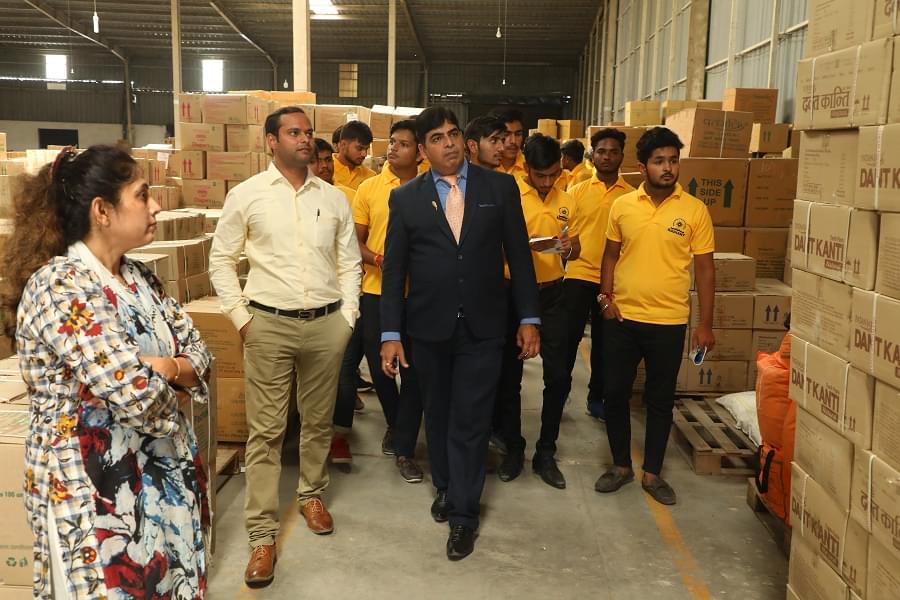 Radiant Institute of Management & Science Indore Patanjali Warehouse Visit photo 6