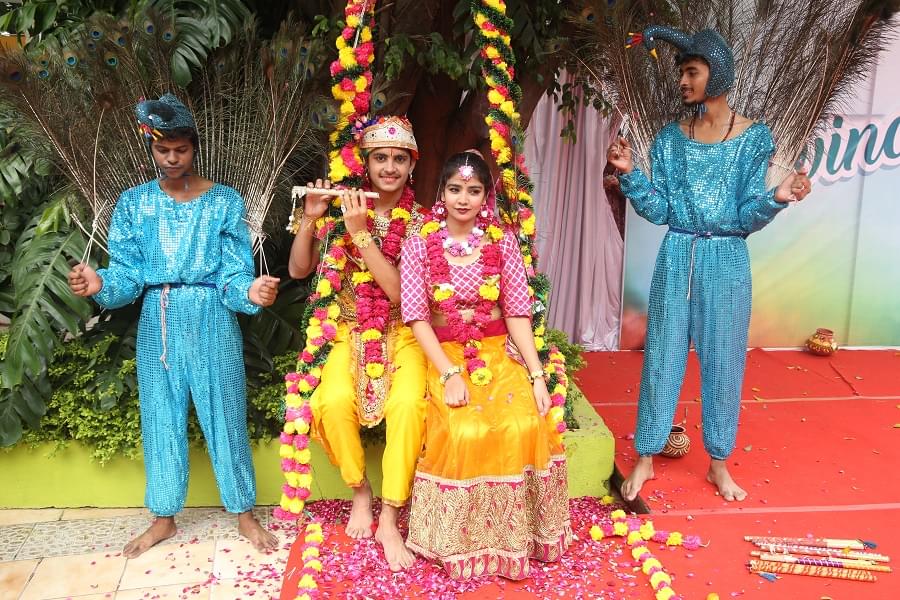 Radiant Institute of Management & Science Indore Janamasthmi Event photo 2