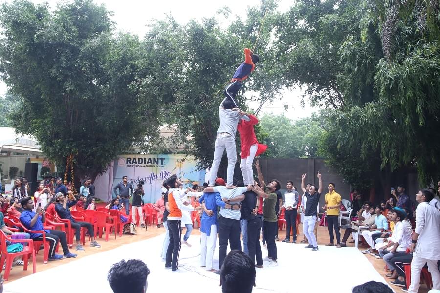 Radiant Institute of Management & Science Indore Janamasthmi Event photo 6