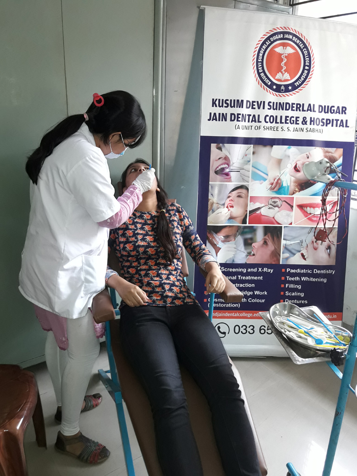 Kusum Devi Sunderlal Dugar Jain Dental College and Hospital Kolkata Dental Check-up Camp photo 1