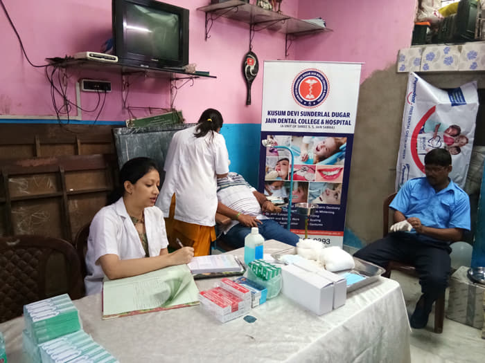 Kusum Devi Sunderlal Dugar Jain Dental College and Hospital Kolkata Dental Check-up Camp photo 6