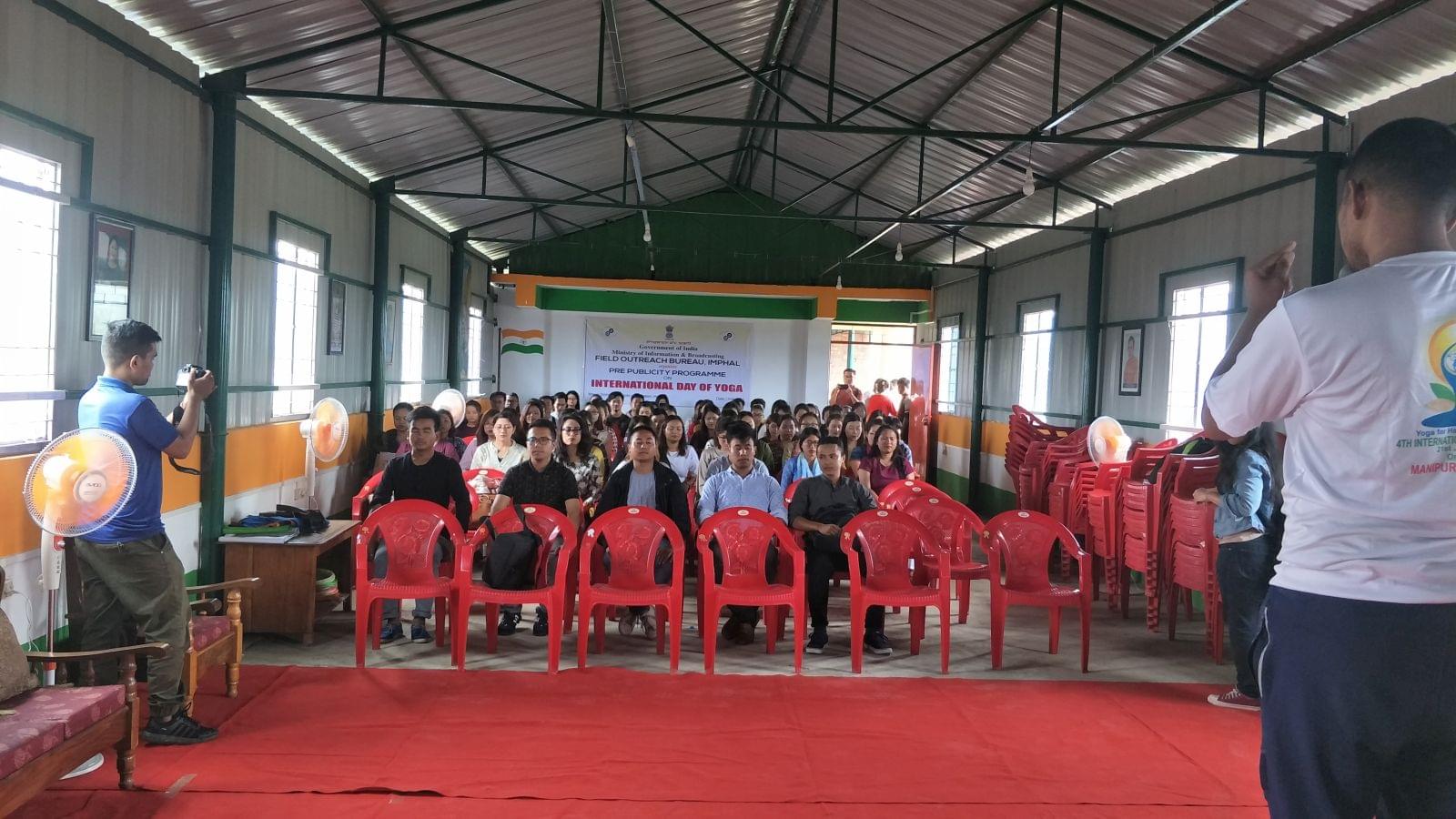 Ibotombi Institute of Education Imphal Yoga Day photo 1