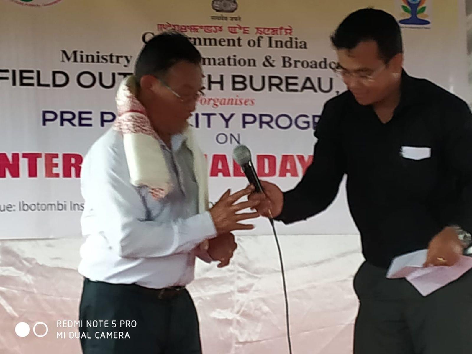 Ibotombi Institute of Education Imphal Yoga Day photo 12
