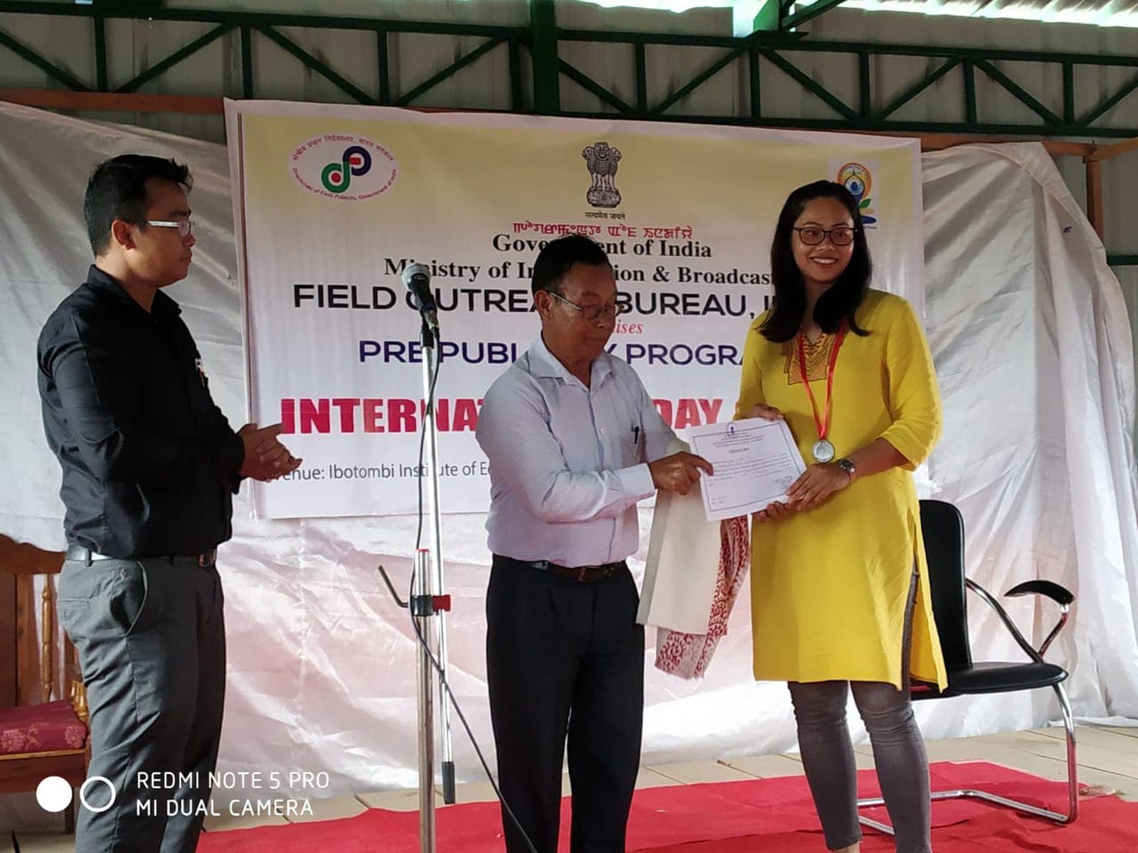 Ibotombi Institute of Education Imphal Yoga Day photo 7