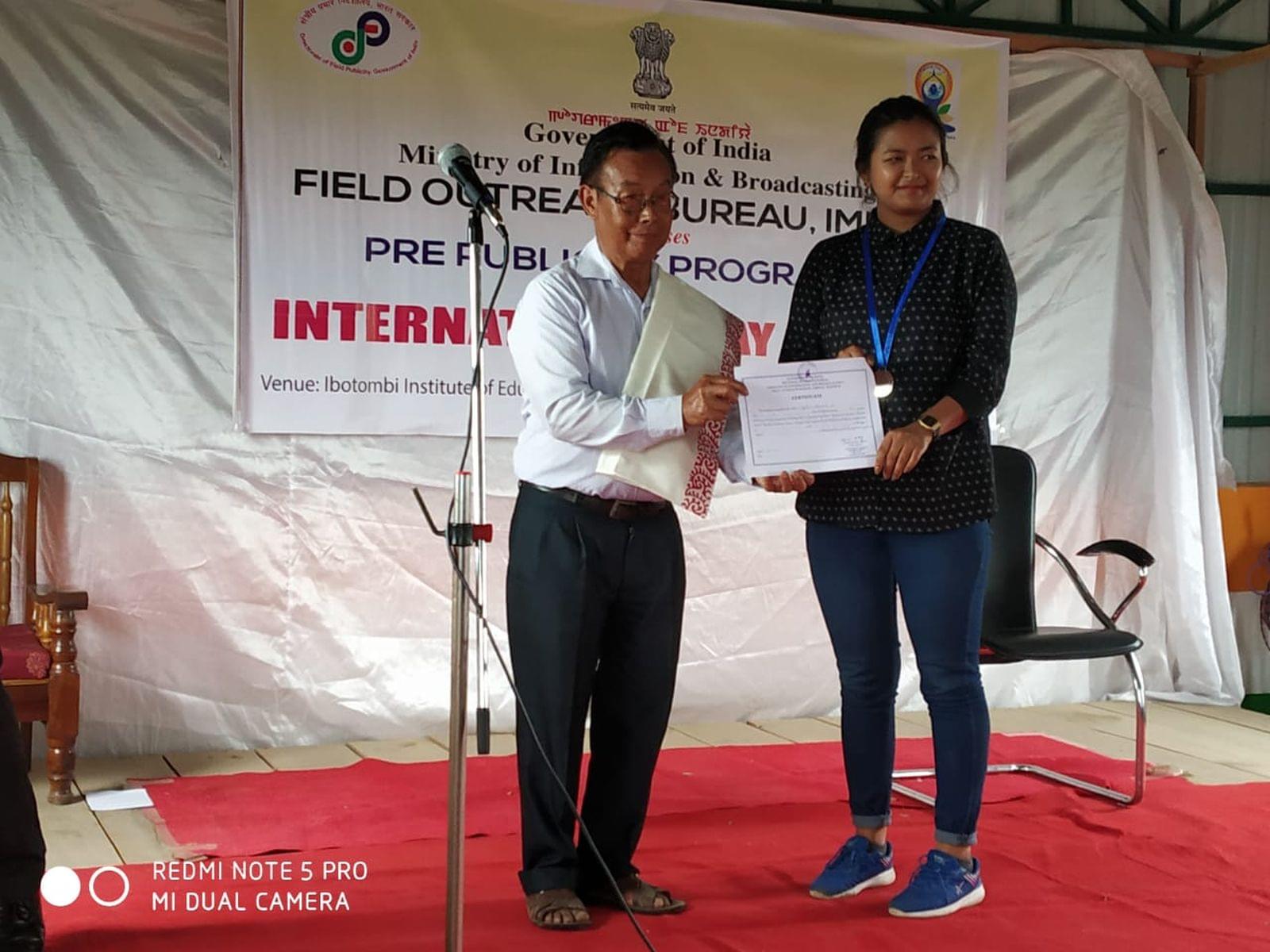 Ibotombi Institute of Education Imphal Yoga Day photo 9