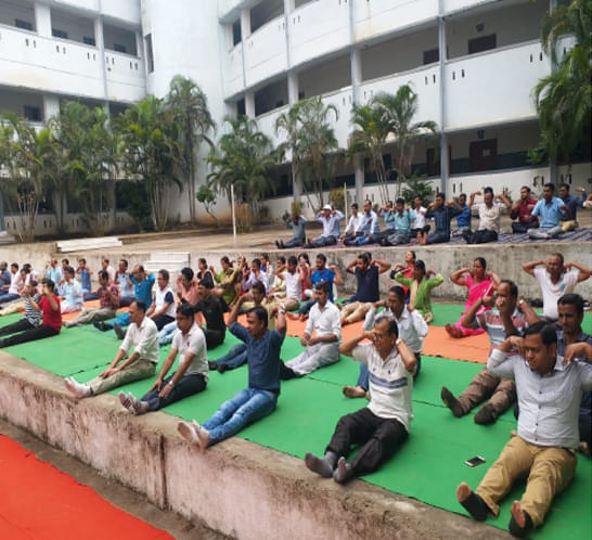 CIT Ranchi International Yoga Day photo 5