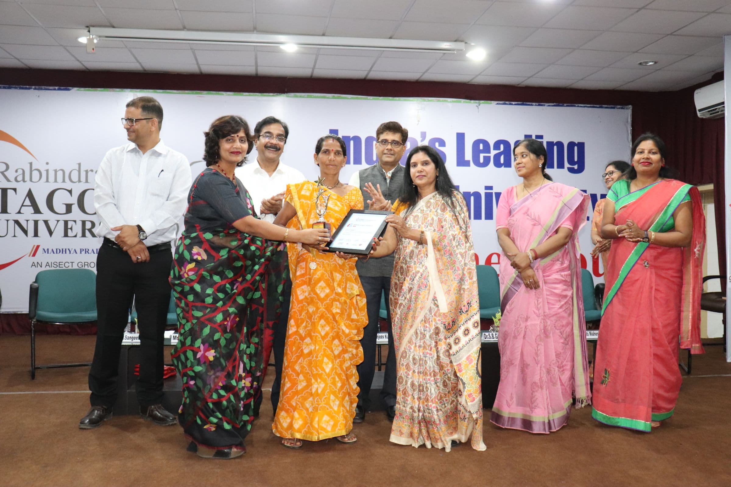 Rabindranath Tagore University Bhopal Women Excellence Award photo 4