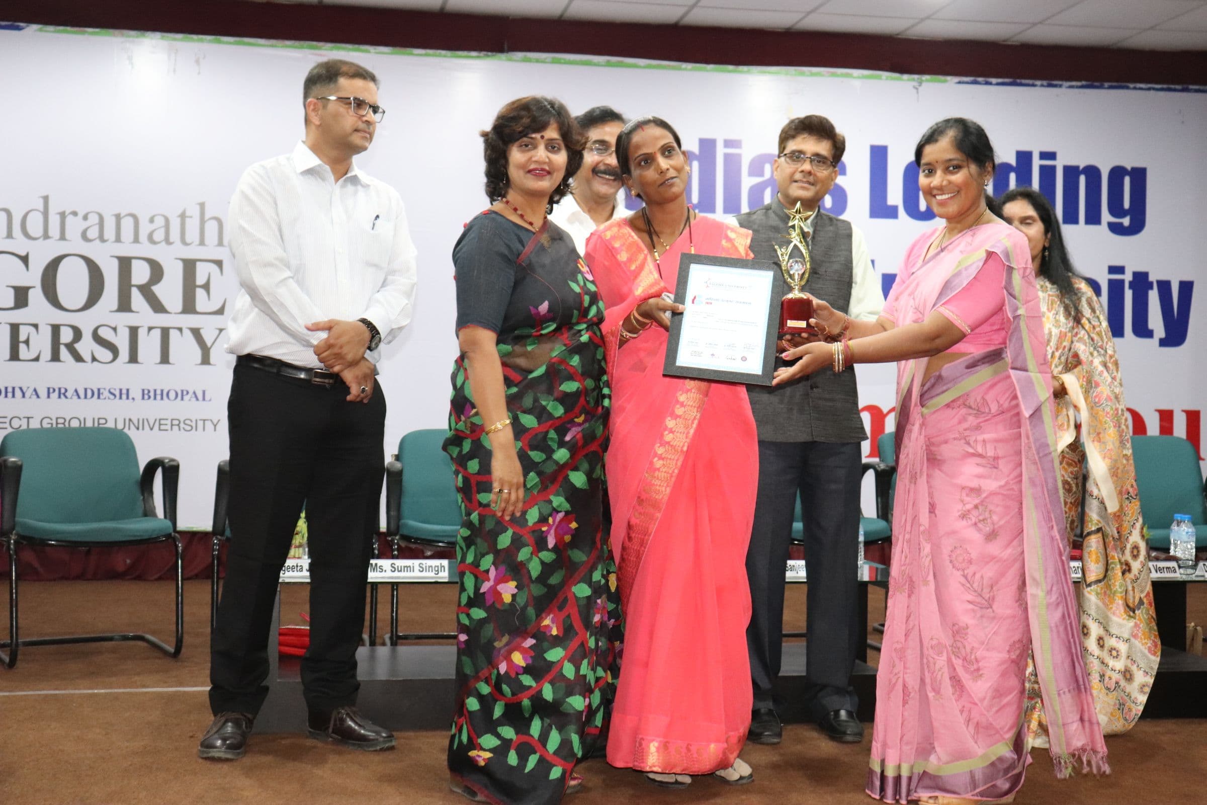 Rabindranath Tagore University Bhopal Women Excellence Award photo 3