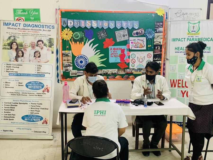 Impact Paramedical and Healthcare Institute New Delhi Health Camp photo 2