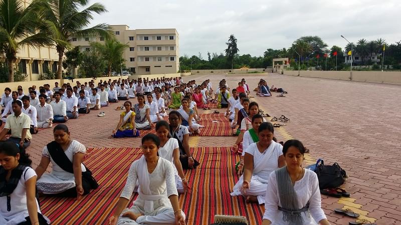 Vallabh Budhi Polytechnic Navsari Yoga Day photo 2