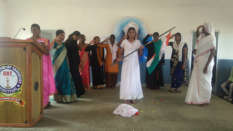 GRT College of Education Tirutani Teacher Day Festival photo 2