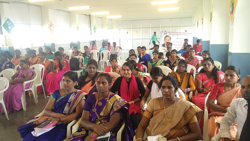 GRT College of Education Tirutani Teacher Day Festival photo 1